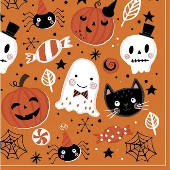 Karnevalový kostým Papírové ubrousky - Halloween