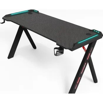 Herní kokpit Ekspan FutureDesk BG03-120 – herní a studijní stůl (více barev) Barva: Černá