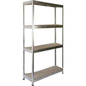 regál meets-ecommerce UG Kovový dílenský regál 230x110x50, 4-7 polic barva: pozink, počet polic: 4 police