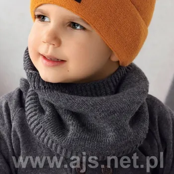 Kojenecká čepice Nákrčník 42-606 barva: šedá