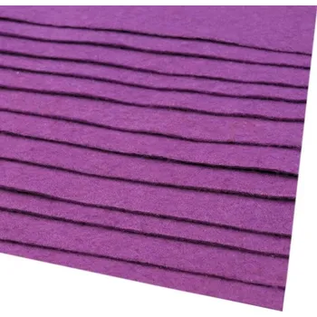 Výtvárné potřeby Barevná dekorační plsť A4 - 166g/m2 - 50 - světle fialová