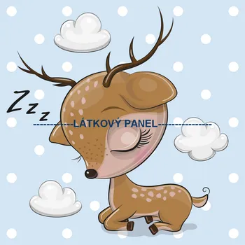 Látkový panel - Dětský - DE-63 Velikost: 25x25cm, Materiál: Mikroplyš