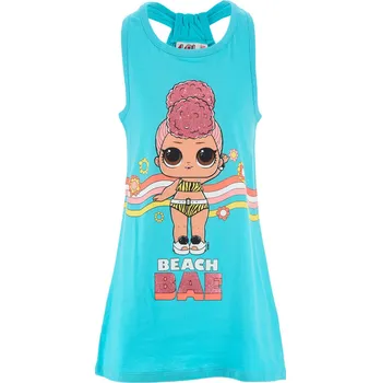 Dívčí šaty LOL SURPRISE Dívčí šaty L.O.L. SURPRISE BEACH BAE tyrkysové Velikost: 122