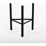 YLD Stojan na květiny kovový 20 x 25 cm, černý