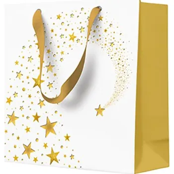 Dárková taška Paw Vánoční papírová taška PAW Vortex Stars CD ,balení 10 ks 589645