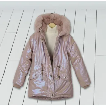 Dívčí bunda Stón Dívčí zimní bunda s kožešinou 21569 Rozměr: 152