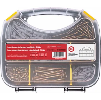 Vrut MEKR'S, s.r.o. Sada univerzální vruty a hmoždinky, 215ks