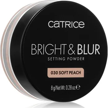 Pudr Catrice Bright & Blur rozjasňující sypký pudr odstín 030 Soft Peach 8 g