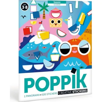 samolepka Poppik Samolepkové panorama - Čtyři roční období