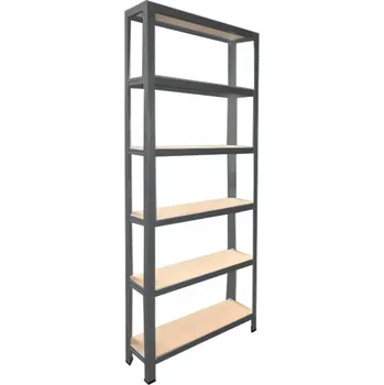 regál meets-ecommerce UG Kovový regál 230x130x23, 4-7 polic Povrchová úprava: pozink, počet polic: 4 police