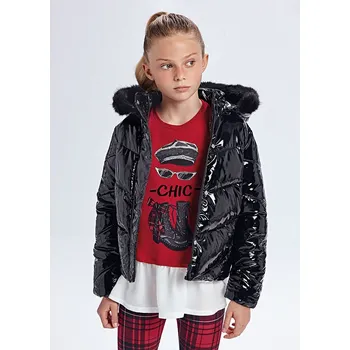 Dívčí bunda Dívčí zimní prošívaná bunda Mayoral 7440 černá Rozměr: 128 (8 let)