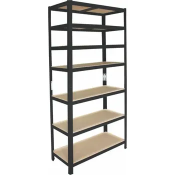 regál meets-ecommerce UG Kovový regál 230x130x50, 4-7 polic barva: šedá, počet polic: 4 police