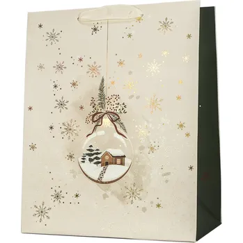 Dárková taška Anna Style Vánoční papírová taška Anna Style TX1 227 střední ,balení 10 ks 589616