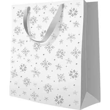 Dárková taška Paw Taška PAW Premium střední Glitter Snowfl ,balení 10 ks 589166