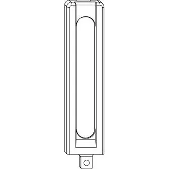 MACO dlouhé krytky pro spodní rámové ložisko DT130/PVC, zlatá gold-look (41760)