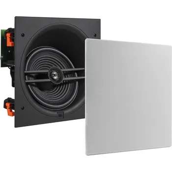 Audio JBL STAGE 280CSA - vestavný reproduktor, 8"-bílý - čtverec, 120 W