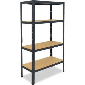 regál meets-ecommerce UG Kovový regál 180x100x45, 4-6 polic barva: antracitová, počet polic: 4 police