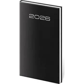 Diář Týdenní kapesní diář 2026 Old Karachi - černý