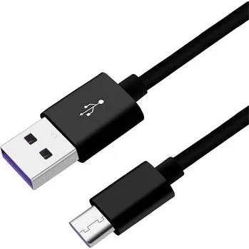 Kabel do PC PremiumCord Kabel USB-C/M - USB 2.0 A/M, Super fast charging 5A, černý, 2m