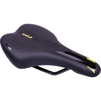 Sedlo na kolo Sedlo DDK F20 Semi PU 16 - 20" black/fluo green