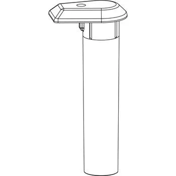 Dveřní kování MACO krytka proti nečist.pro falc.křídl.díl sp.ložiska MAMMUT, sv.šedá (363148)