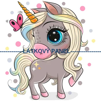 Látkový panel - Dětský - DE-114 Velikost: 15x15cm, Materiál: Mikroplyš