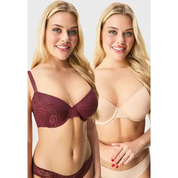 Dámské spodní prádlo 2PACK Podprsenka Emersyn Curves vyztužená