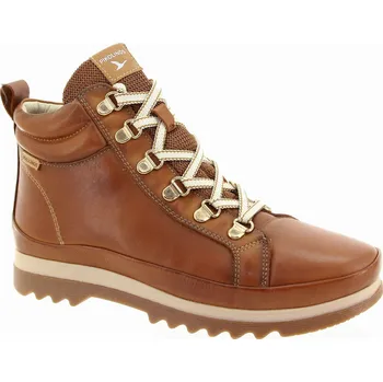 Dámské sandále PIKOLINOS Dámský hnědý kožený zateplený kotník W3W-N8564ST-BRANDY-265 Velikost 41