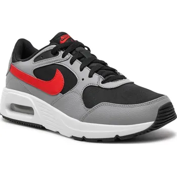 Dámská tenisová obuv Pánská rekreační obuv NIKE-Air Max SC black/picante red/cement grey Šedá 44
