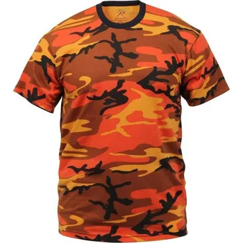 Pánské tričko ROTHCO Triko ORANGE CAMO XS URBAN CAMO ORANGE