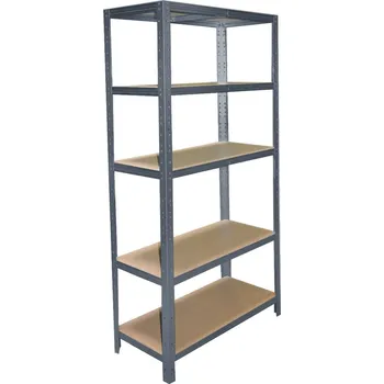 regál meets-ecommerce UG Kovový regál 230x110x30, 5-7 polic barva: modrá, počet polic: 5 polic