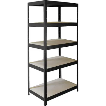 regál meets-ecommerce UG Kovový dílenský regál 180x70x50, 4-6 polic barva: bílá, počet polic: 4 police