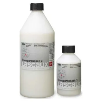 Lak na dřevo Lascaux 2064 Transparentlack 3 Semi Gloss 85ml