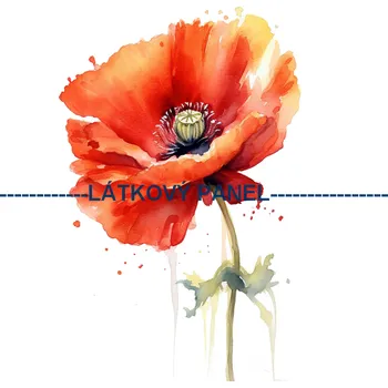 Látkový panel - Vlčí mák - KYT-64 Velikost: 40x40cm, Materiál: Mikroplyš