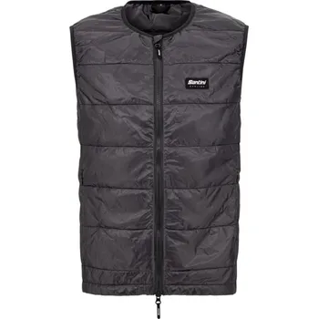Cyklistická vesta Vesta SANTINI Puff Black - L