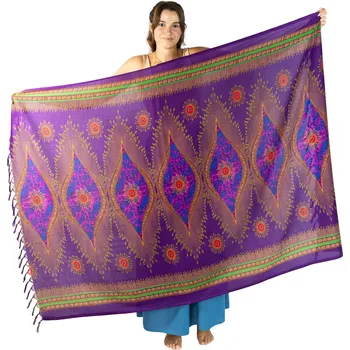 Šátek Sarong / pareo / plážový šátek Isis Purple, Sittar.cz
