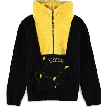 Pánská mikina Mikina Difuzed Pokémon - Pikachu Sherpa M Černá/Žlutá