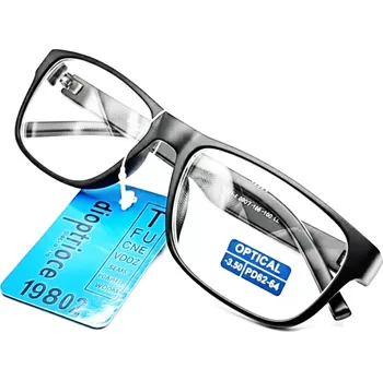 Brýle na čtení Dioptrické brýle na dálku SURGLASS DE LUXE, mínusové -3.50 dioptrie, černé plastové unisex rámečky (dioptrické brýle -3,5 | brýle na dálku | mínusové brýle | brýle pro krátkozraké | černé brýle | plastové brýle | unisex brýle | levné dioptrické brýle |)