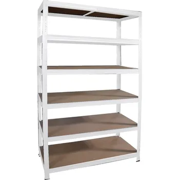 regál meets-ecommerce UG Kovový dílenský regál 230x110x30, 4-7 polic Povrchová úprava: pozink, počet polic: 5 polic