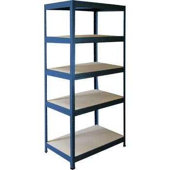 regál meets-ecommerce UG Kovový dílenský regál 155x90x60, 4-5 polic Povrchová úprava: pozink, počet polic: 4 police