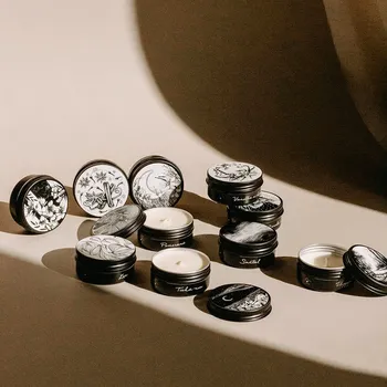 Svíčka Sójová svíčka v plechovce | 50ml Svíčky 50ml: Kouzlo zimy