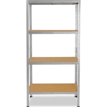regál meets-ecommerce UG Kovový regál 180x100x60, 4-6 polic barva: pozink, počet polic: 4 police
