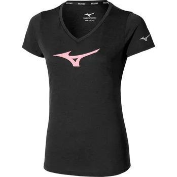 Dámské sportovní tričko Mizuno Core Runbird Tee(W) / Black / Mauve Velikost: XS
