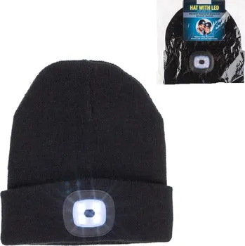 Čepice Svítící zimní čepice černá univerzální