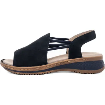 Dámské sandále ARA dámské sandály tmavě modré s gumičkou semišové kožené | 12-29005-02 Hawaii Velikost: 38