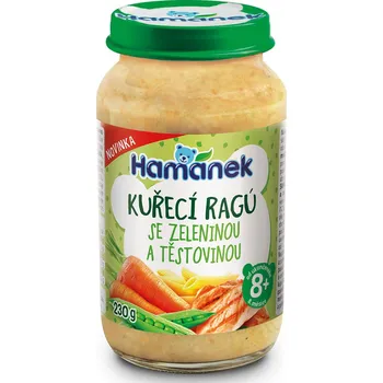 HAMÁNEK Kuřecí ragů se zeleninou a těstovinou 8m+ 230 g