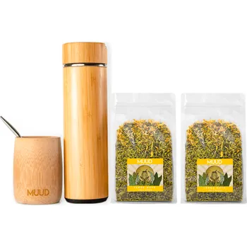 Čaj MUUD Starterpack Yerba Mate Druhý mix: ORANŽOVÁ: Holy Mood, První mix: ORANŽOVÁ: Holy Mood