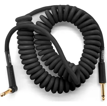 Příslušenství ke zvukové technice Dunlop MXR 15 FT Coil Cable Black Right/Right