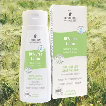 Tělový olej Bioturm Tělové mléko 10% Urea 200 ml