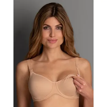 Těhotenská podprsenka Anita Kojící podprsenka s odlehčenou kosticí Basic tělová Velikost: 80/H